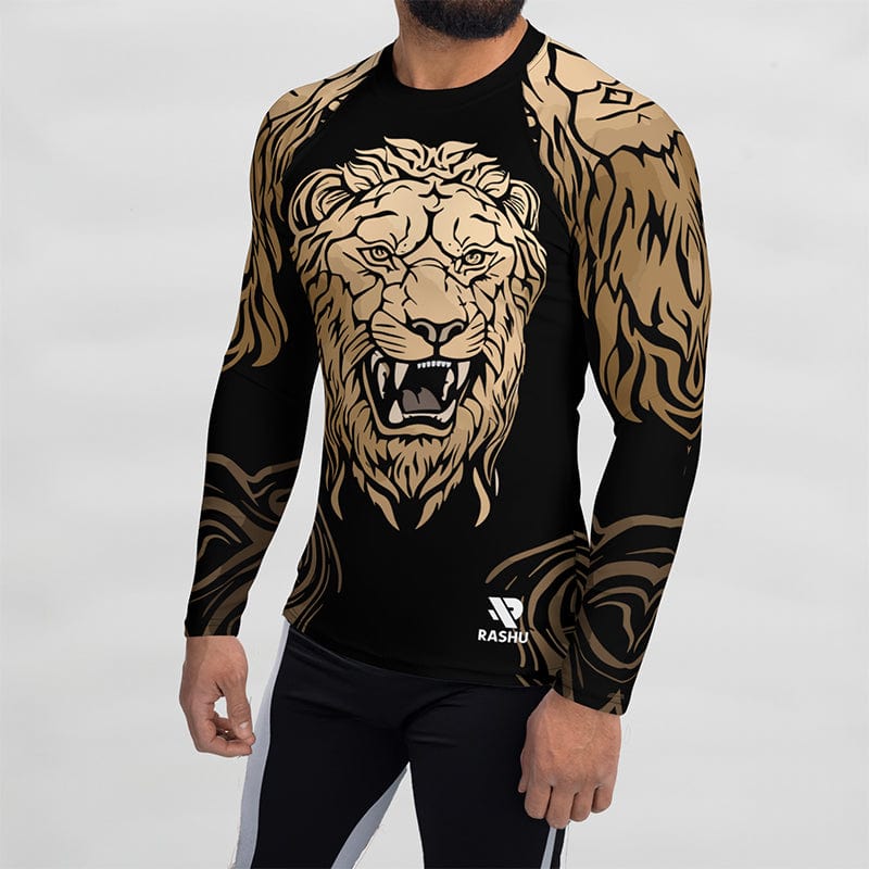T-Shirt Compression Lion - Homme