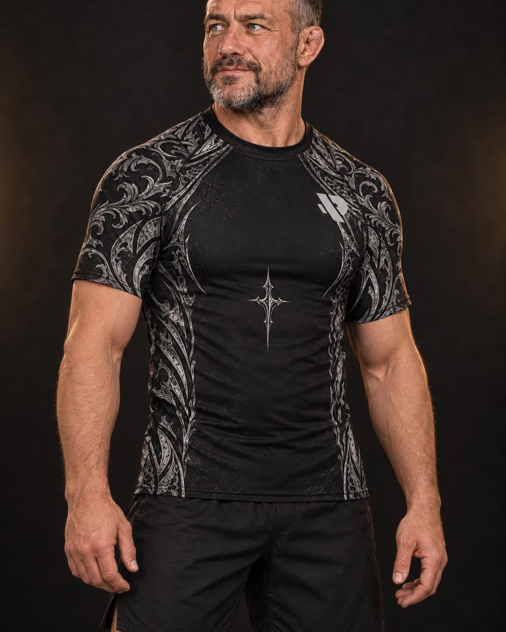 Rash guard Armure de Dieu manches courtes homme