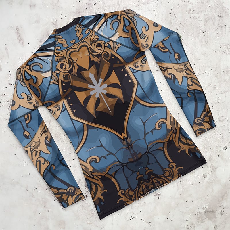 Rashguard Chevalier Azur - Homme Votre Rash Guard, Votre Mérite | Rashu