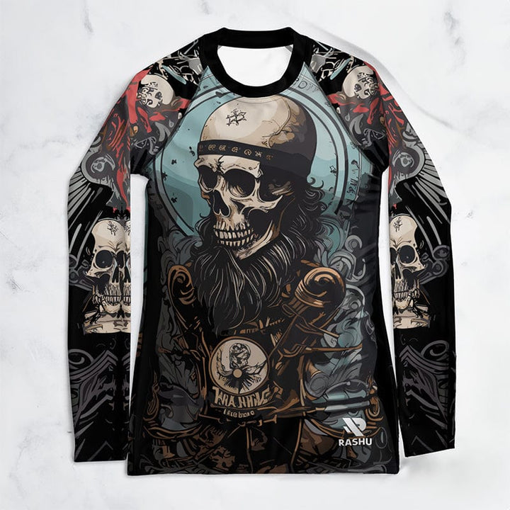 Rashguard Crane de Pirate - Femme Votre Rash Guard, Votre Mérite | Rashu