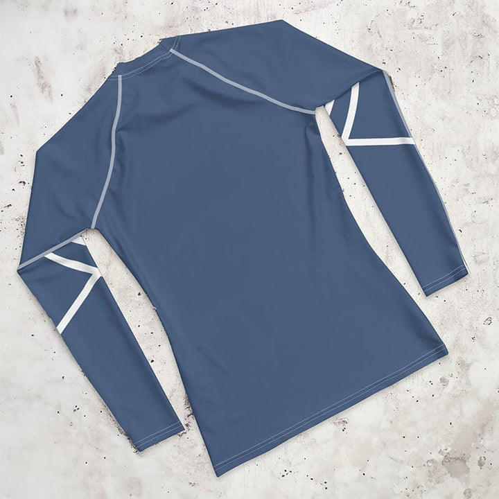 Rashguard Enseigne BJJ Bleu et Blanc - Homme Votre Rash Guard, Votre Mérite | Rashu