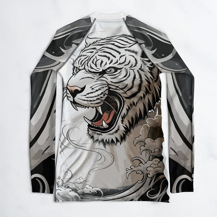 Rashguard Esprit du Tigre Blanc - Femme Votre Rash Guard, Votre Mérite | Rashu