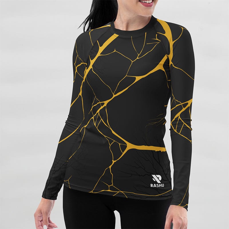 Rashguard Foudre Précise - Femme Votre Rash Guard, Votre Mérite | Rashu