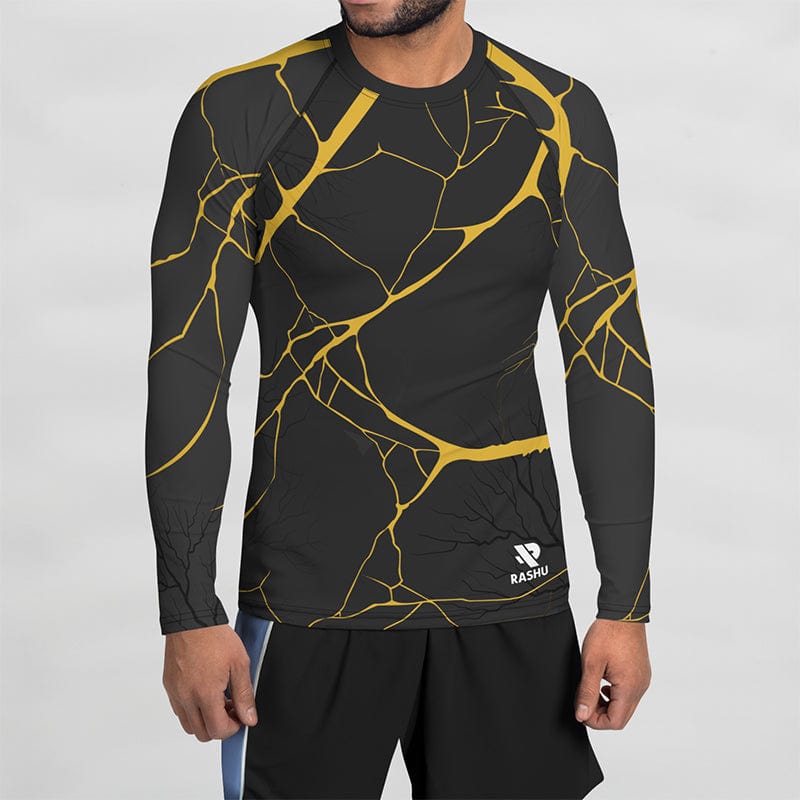 Rashguard Foudre Précise - Homme Votre Rash Guard, Votre Mérite | Rashu