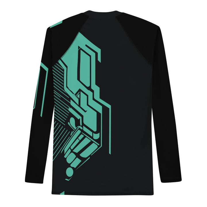 Rashguard Futuriste Cyber Agility - Homme Votre Rash Guard, Votre Mérite | Rashu