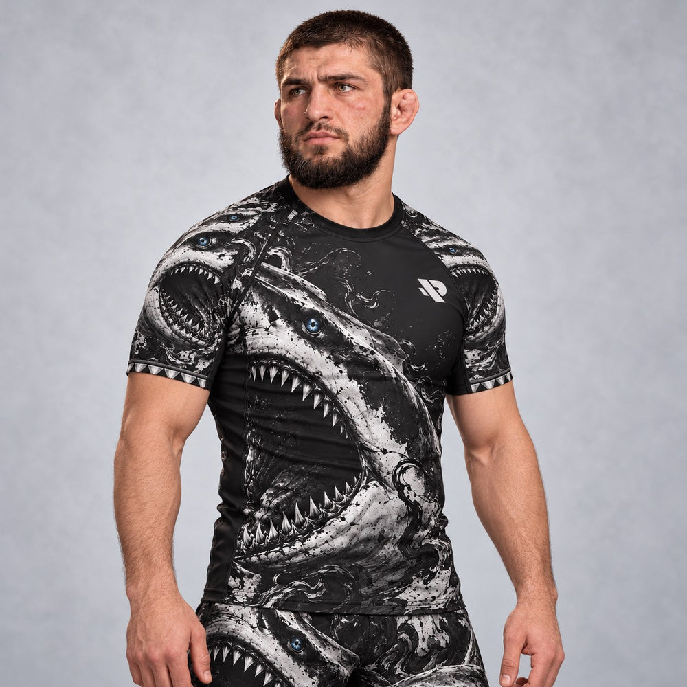 Rash guard Grand Blanc manches courtes homme