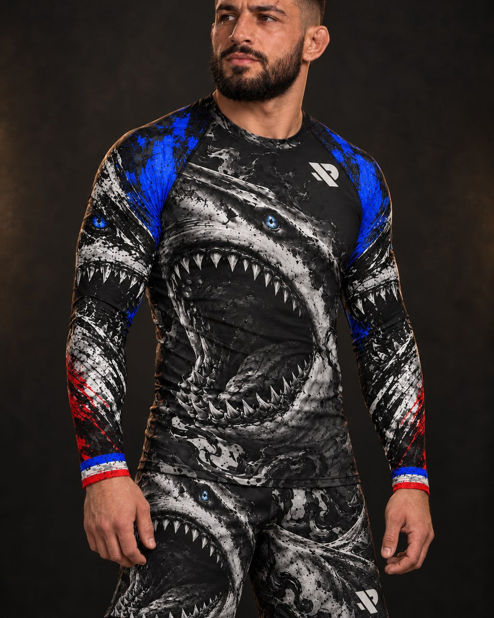 Rash guard Grand Blanc manches longues homme