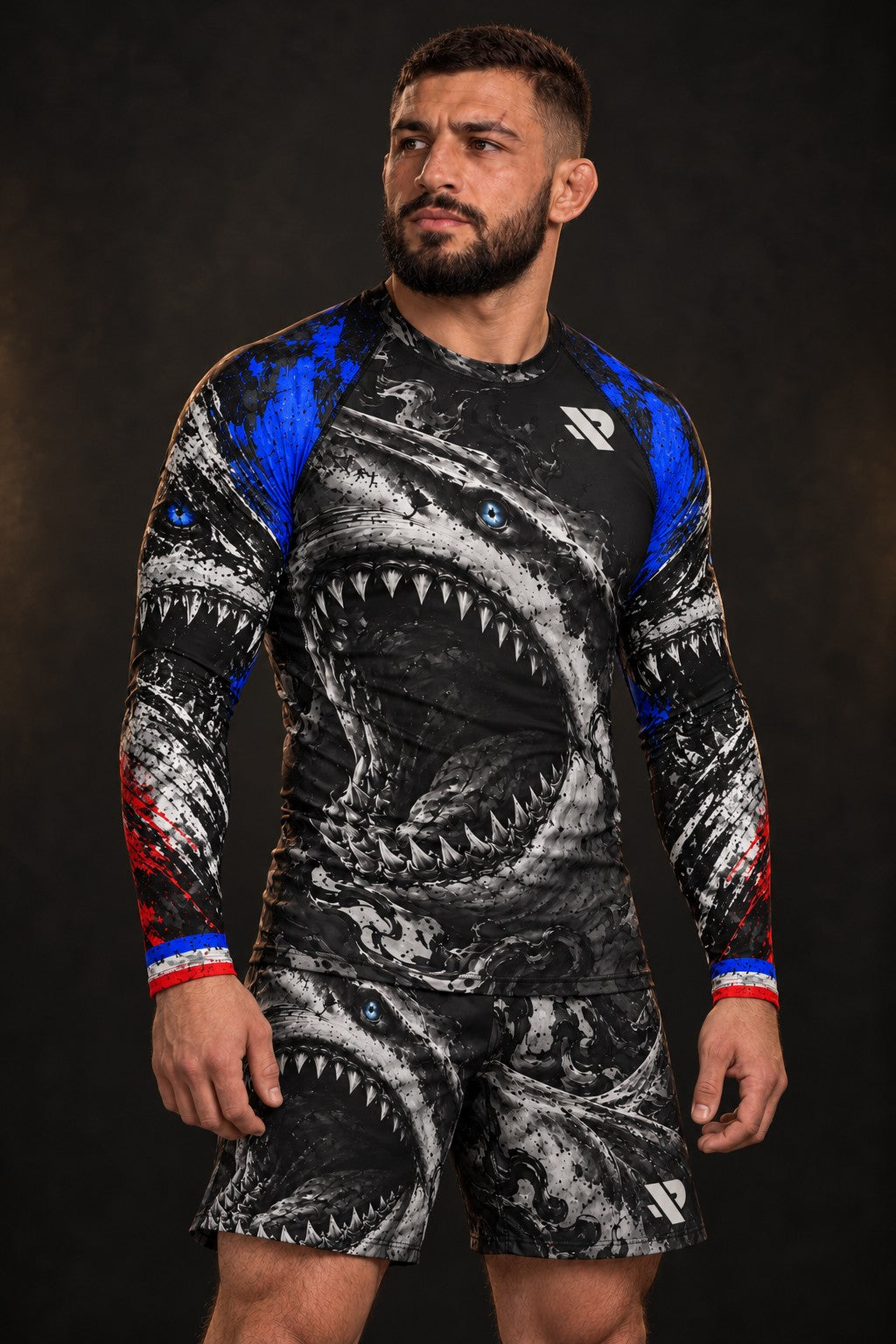 Rash guard Grand Blanc manches longues homme