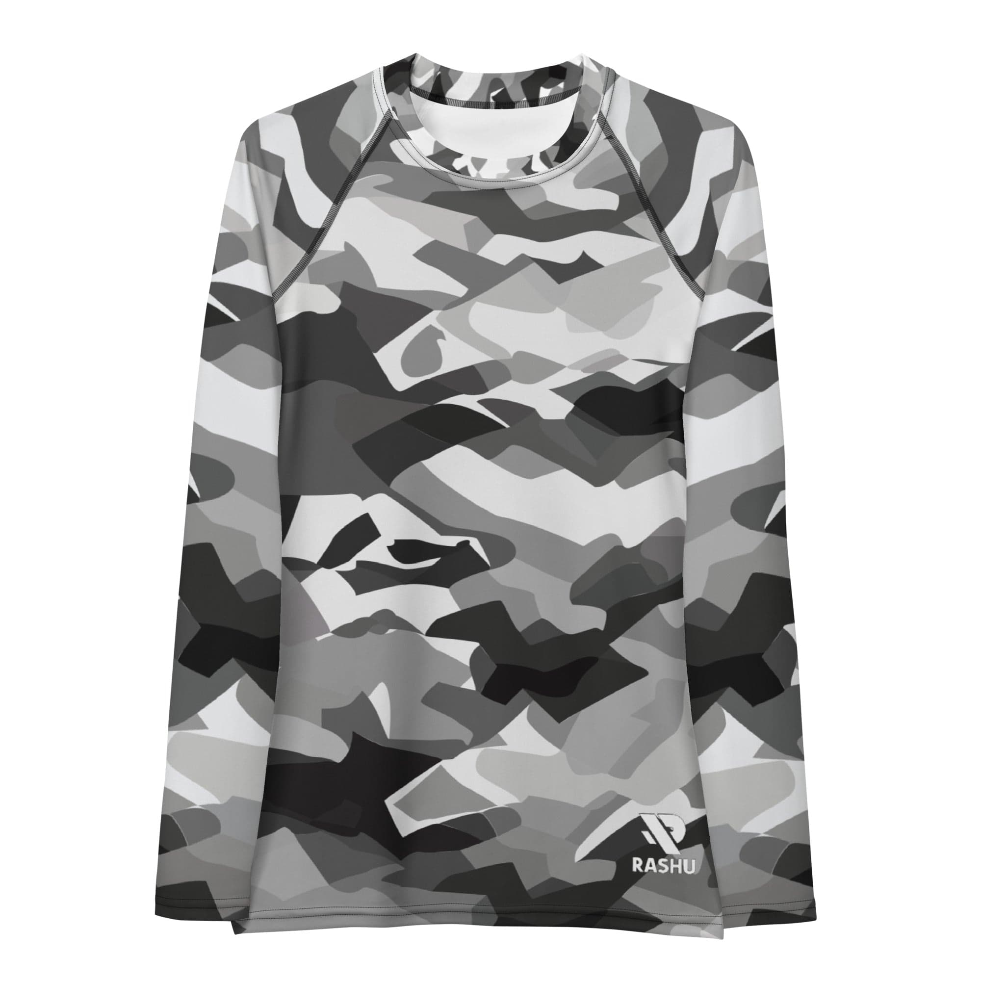 Rashguard Gris Camouflage - Femme Votre Rash Guard, Votre Mérite | Rashu