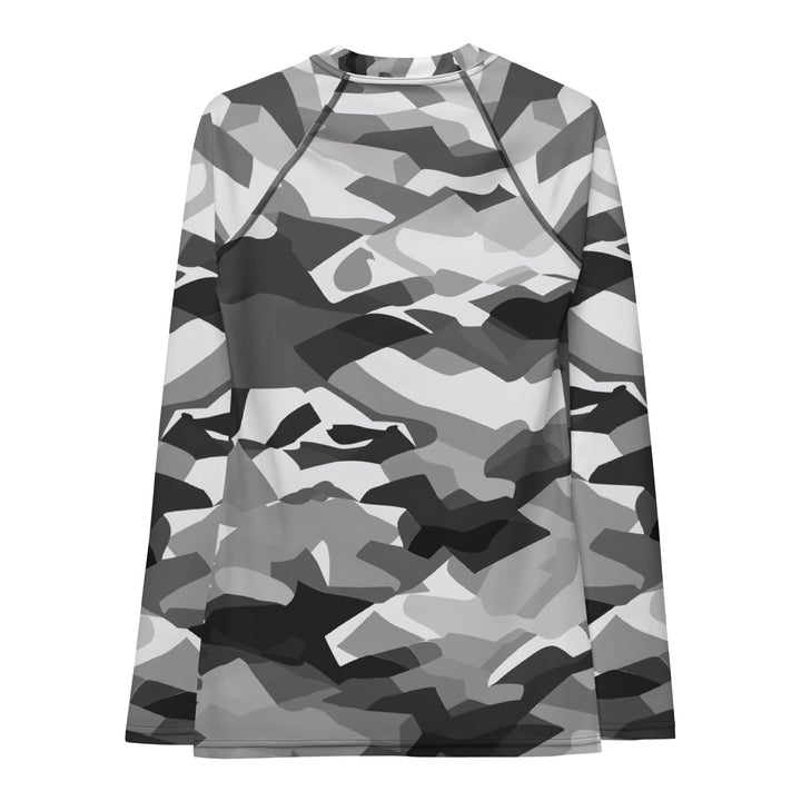 Rashguard Gris Camouflage - Femme Votre Rash Guard, Votre Mérite | Rashu