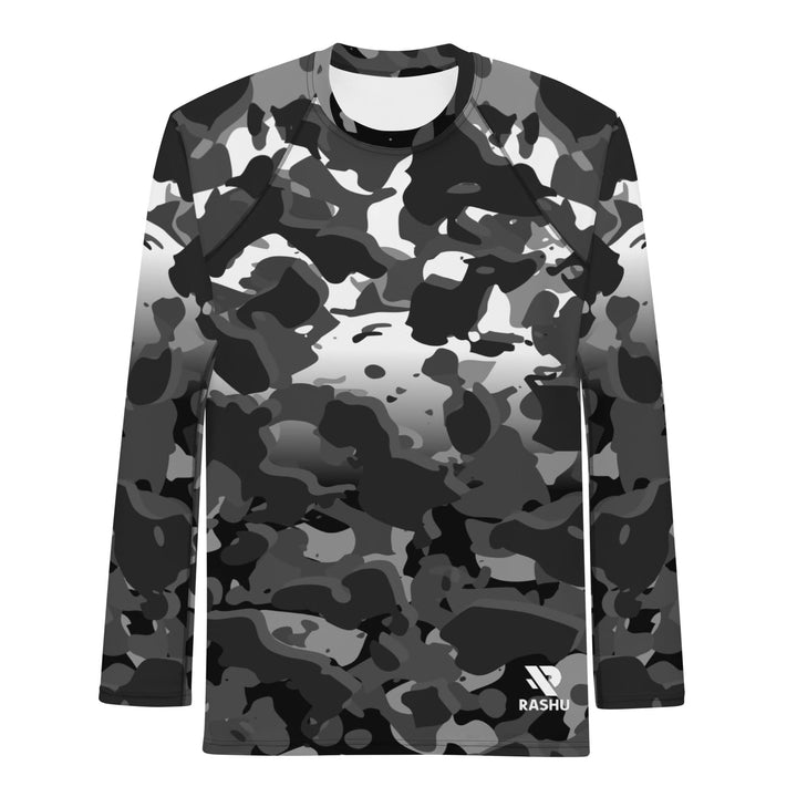 Rashguard Gris Foncé Camouflage - Homme Rashu | Shop de Rash Guards Numéro 1