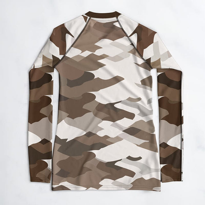 Rashguard Marron Camo - Femme Votre Rash Guard, Votre Mérite | Rashu