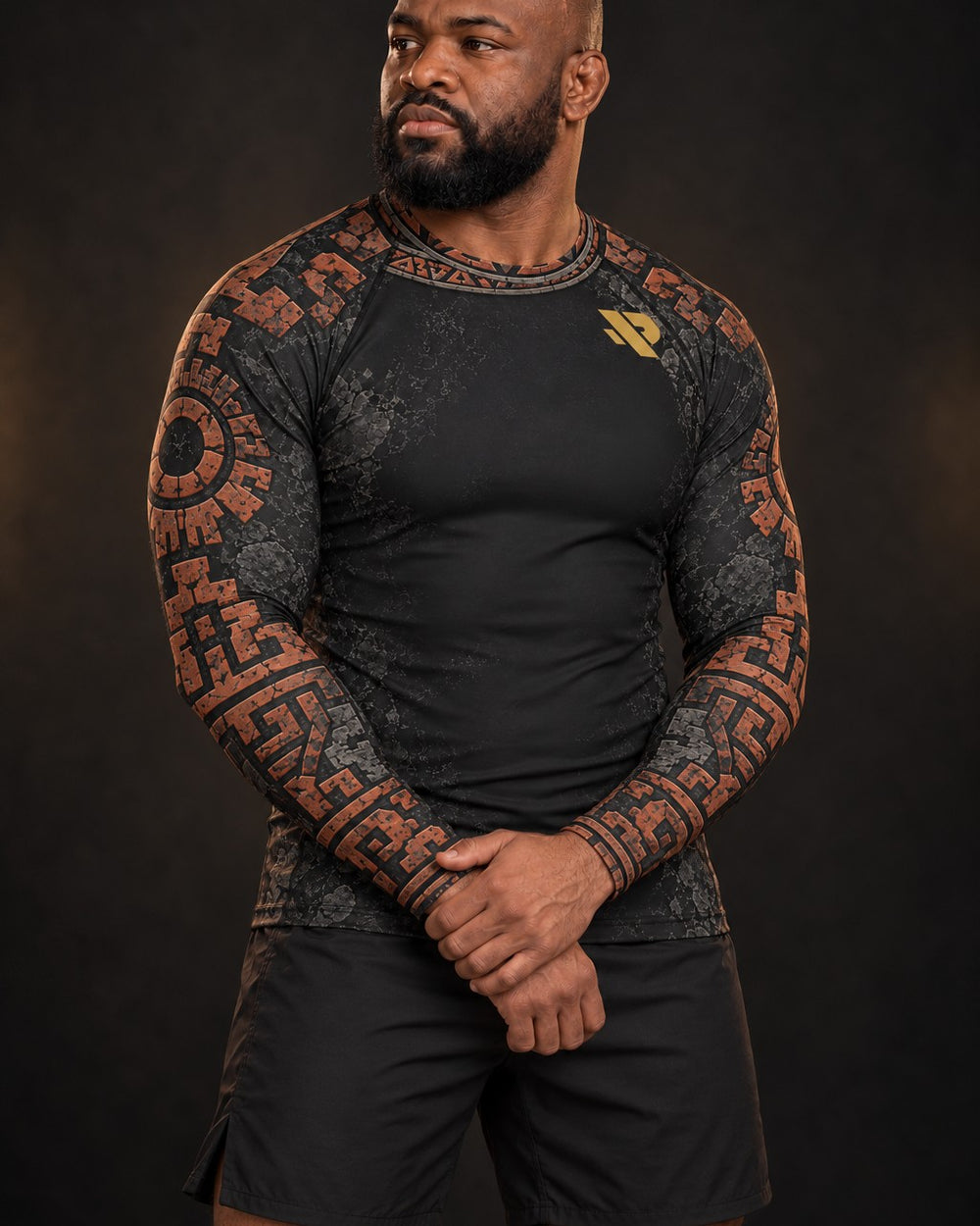 Rash guard Pierre du Soleil manches longues homme