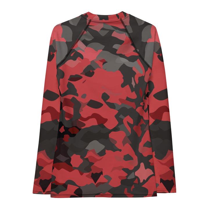 Rashguard Rouge Camouflage - Femme Votre Rash Guard, Votre Mérite | Rashu