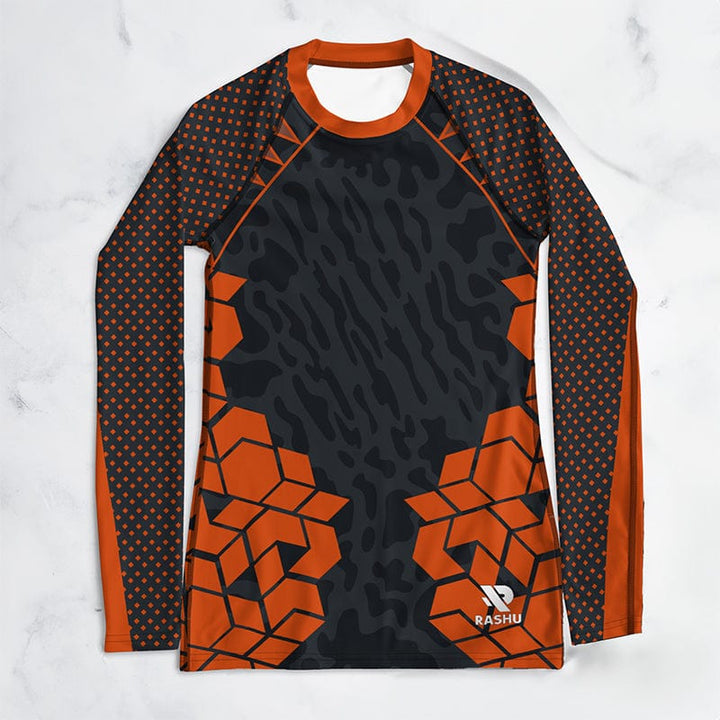 Rashguard Tactique Urbain Léopard - Femme Votre Rash Guard, Votre Mérite | Rashu