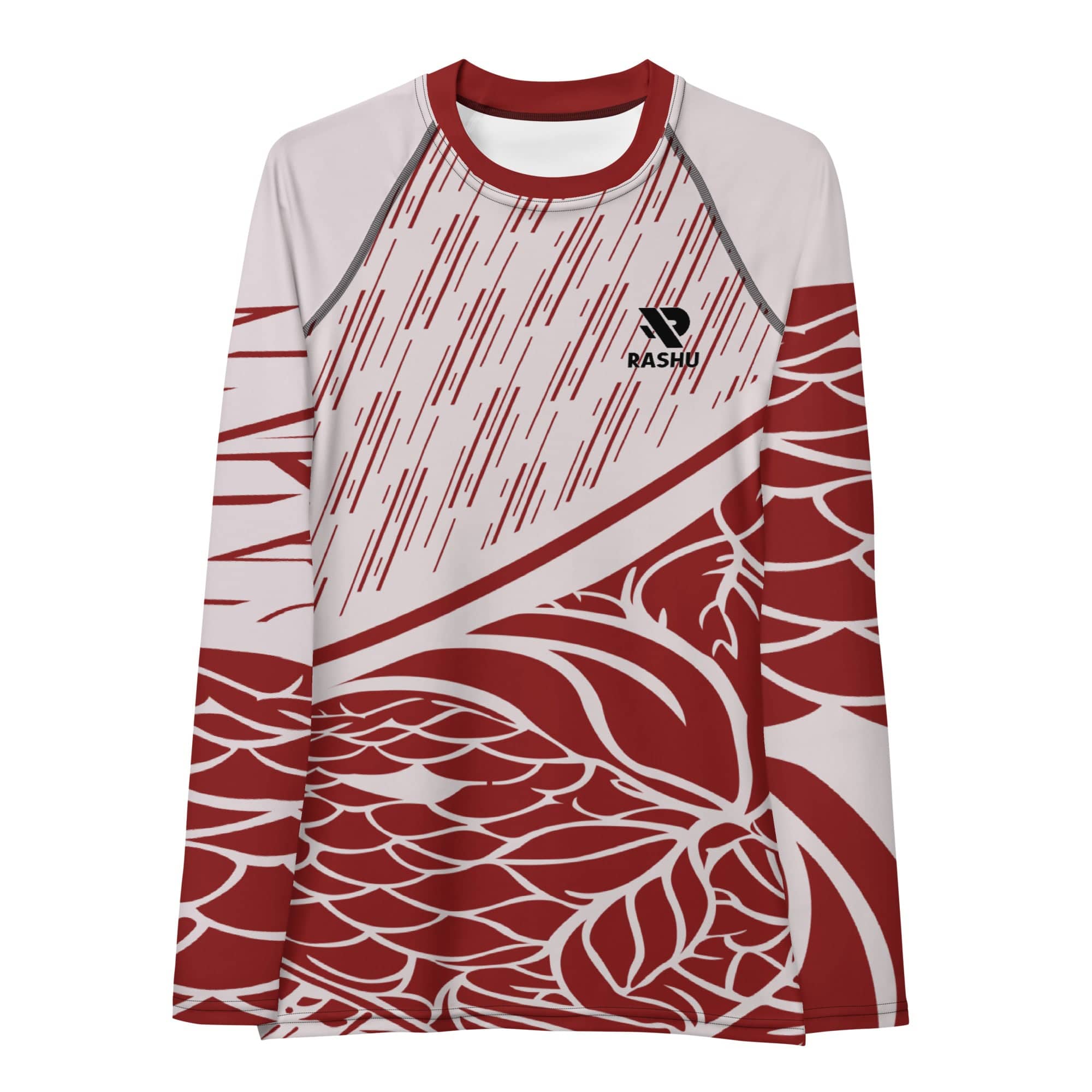 Rashguard Zénith Rouge - Femme Votre Rash Guard, Votre Mérite | Rashu