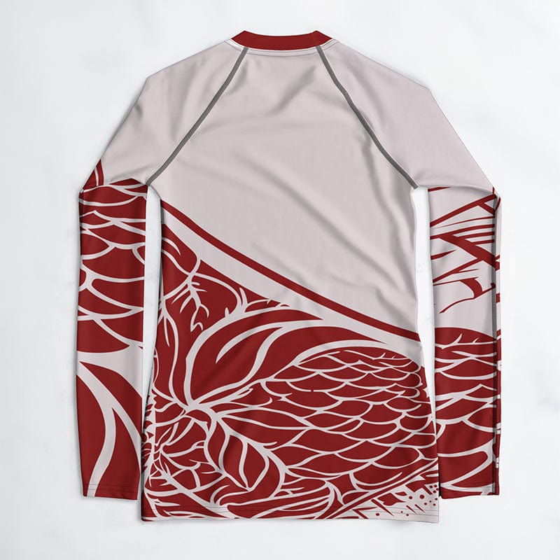 Rashguard Zénith Rouge - Femme Votre Rash Guard, Votre Mérite | Rashu